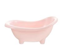 GRIRIW Small Pet Bathtub Guinea Pig Hamster Bathing Room Sturdy Plastic Non-harmful Edges