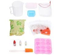 GRIRIW Soap DIY Material Kit for Beginners with Plastic Tools and Assorted Colour Accessories, for Soap Making and DIY Crafts at Home