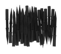 GRIRIW Solar Pole Lights 25pcs Plastic Ground Spikes Unique Hollow Rod Design for Landscape Pathway Garden Lighting