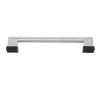 GRIRIW Stainless Steel Freezer Door Handle Hole Spacing Heavy Duty Pull Bar for Commercial Display Glass Cabinet Fridge Cooler Versatile Replacement Easy Clean
