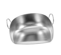 GRIRIW Stainless Steel Grain Garden Tool Tidy Handheld Dustpan Small Cleaning Garden Scoop for Compost
