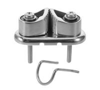 GRIRIW Stainless Steel Marine Rope Cleat Clamp Boat Deck Hardware Cam Cleat for Anchor and Sail Ropes Suitable for Kayak Canoe and Sailing Rigging