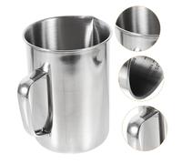GRIRIW Stainless Steel Measuring Cup with Scale Lab Beaker for Scientific Research Colleges Industrial Use Resistant Wear Measurement Tool