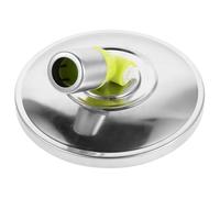 GRIRIW Stainless Steel Mop Base Replacement for Rotating Mop Head Disc for Home and Office Floor Cleaning Compatible with Tile and Wood Surfaces Easy Install Spinning Platform