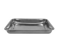 GRIRIW Stainless Steel Parrot Bath Tub for Cage with Safety Features, Promotes Healthy Grooming Habits, Suitable for Pigeons and Birds in Bird Cages or Pet Shops