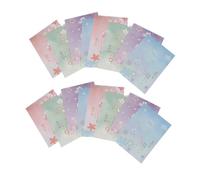 GRIRIW Stationery Smooth Writing with Beautiful Blossoms Pattern Design Japanese Style Writing Paper 40pcs 5 Set Letter Paper for Stationery and Letters