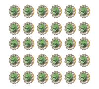 GRIRIW Sunflower Rhinestone Sew on Buttons for Sewing with Glass and Alloy Material, Easy to Sew with Sparkling Effect, for DIY Costume and Scrapbooks, Creative and Delicate Sewing