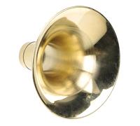 GRIRIW Suona Horn for Suona Players Smooth Surface, Fine Workmanship Thickened Brass Replacement Accessory, Sound Amplification Golden Brass Wind Instrument Part