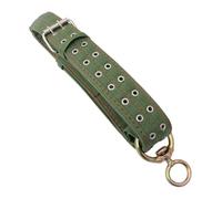 GRIRIW Thickened Canvas Livestock Collar for Cattle Sheep Horses Design Adjustable Traction Necklace for Animal Husbandry Supply Medium Green