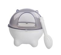 GRIRIW Thickened Hamster Bathtub Sand Bath Container Durable for Pets Home Bathroom Use Lightweight Portable Bathing Tub for Hamsters and Puppies