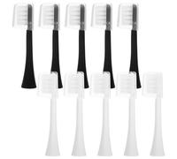 GRIRIW Toothbrush Fittings 10pcs Soft Bristles PP Artificial Fiber Easy Replacement for Electric Toothbrush Suitable for Sensitive Teeth and Protection