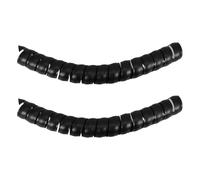 GRIRIW Tree Protection Wrap with Sleek Surface 2pcs Black Spiral Plastic Easy Installation from Cat Damage for Saplings and Tree Trunks