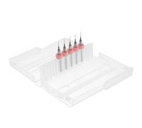 GRIRIW Tungsten Steel Drill Bits Random Color 0.4mm 5 Pcs Nozzles and Produce Finer Prints for 3d Printer Extruder Nozzle Head Cleaner Kit for Metal Processing