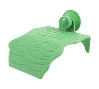 GRIRIW Turtle Basking Platform Suction Cup, Plastic Floating Ramp and Resting Island for Aquatic Turtles and African Dwarf Frogs, Amphibian Climbing and Sunbathing Accessory for Aquarium