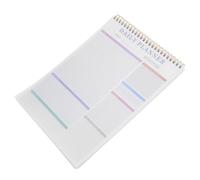 GRIRIW Undated to Do List Notepad with Tear off Design, 52 Sheets Paper Daily Planner for Office Tasks, Portable Purple Planning Pad for New Year Organising and Scheduling
