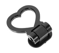 GRIRIW Universal Car Ornament Tow Hook with Heart-Shaped Abs Plastic Design, Easy Installation and Fine Workmanship, Stylish and Beautiful Decorative Traction Hook for Automobile Exterior