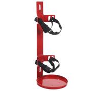 GRIRIW Universal Fire Extinguisher Wall Bracket Mount Holder with Adjustable Heavy-Duty Strap for 5-7kg Extinguishers, Fire Safety Rack for Home, Office, Vehicle Installation