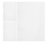 GRIRIW UV Testing Cards for Professional UV Testing Pvc Material 3pcs Portable High Accuracy White Test Sheets and Outdoor Activities