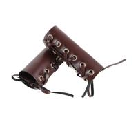 GRIRIW Vintage Brown Motorcycle Handlebar Grips Non-slip Cruiser Bike Covers Fit for Road Atv Electric Bikes Anti-abrasion Retro Hand Protector Sleeves