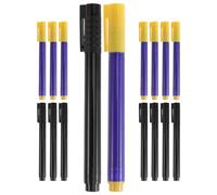 GRIRIW Water-based Money Detector Pens Fake Bill Checker and Security Pen Set 16pcs Black and for Cash Handling for Retail and Banking Use