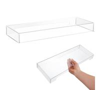 GRIRIW Water-proof Keyboard Protective Cover Acrylic Material Keyboard Protector to Shield from Water Drops and Falling Objects Suitable for Desktop Use