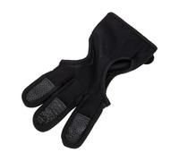 GRIRIW Wear-resistant Archery Finger Guard Gloves Lightweight Portable Three-finger Protection for Bowstring Pressure Relief Comfortable Hunting Equipment for Male and Female Archers