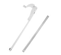 GRIRIW Window Crank Handle Replacement Right-Hand Zinc Alloy Casement Operator for Manual Opening Smooth Operation Weather Resistant Easy Install for Living Rooms Offices White