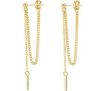 GRIRIW Women Ear Jewelry S925 Silver Bar Pendant Dangle Drop Earrings 1 Pair for Special Occasions and Daily Dressing