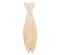 GRIRIW Wooden Fish Wall Decor Unfinished Cutout for DIY Craft, Khaki Colour, Adaptive and Encourages Skills, for Nautical Or Beach-Themed Parties and Rooms