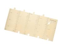 GRIRIW Wooden Height Chart Puzzle for Bedroom Wall Decor Growth Measurement Ruler Removable DIY Wall Hanging for Boys Tracking Milestones