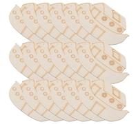 GRIRIW Wooden Noah’S Ark Cutouts 20Pcs Unfinished Boat Models with Ropes for DIY Painting and Nautical Home Decoration Projects