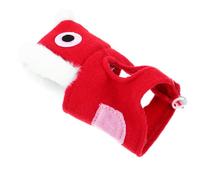 GRIRIW Xmas Bird Decoration Reusable Frog Shaped Parrot Clothing Set for Boys and Girls