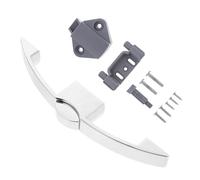 GRIRIW Zinc Alloy Cabinet and Drawer Button Lock 160Mm Length Polished Chrome Finish Suitable for Rv and Boat Furniture Doors