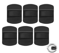 Griscen 6Pcs Magnetic Lid Slider Replacement for Yeti, Lid Slider Push Block Parts for Yeti Rambler 10 oz, 14 oz, 16 oz, 20 oz, 26 oz, 30 oz Magnetic Lids, Black