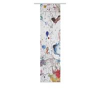 Grismo Panel Curtain, Dense Decorative Fabric, Multicoloured, Size: 225 x 57 cm