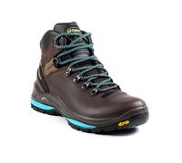 Grisport Womens Glide Walking Boot | Lightweight Hiking Footwear | Brown/Grey