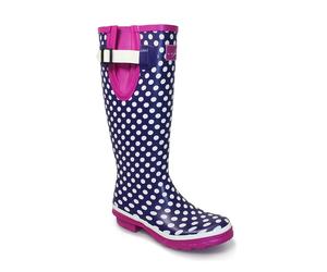 Grisport Lunar Junior Dotty Wellington Boots: Pink/Purple: 12 Size: 12
