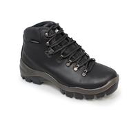 Grisport Mens Peaklander Walking Boot | Comfortable Lace Up Hiking Shoes | Black
