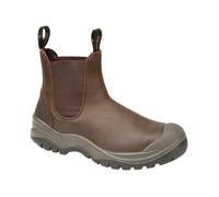 Grisport Mens Waxy Leather Safety Boots Brown (6 Uk)