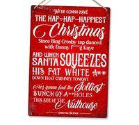 Griswold Ha-Ha-Happiest Christmas - Medium Twine | Printed Metal Wall Sign Plaque