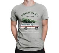 Griswolds Tree Farm Christmas Men's T-Shirt, gray, L