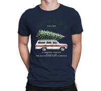 Griswolds Tree Farm Christmas Men's T-Shirt, navy blue, L