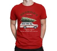 Griswolds Tree Farm Christmas Men's T-Shirt, red, M