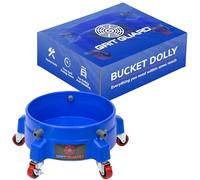 Grit Guard Original Bucket Dolly - Blue, 5-Wheel Plastic, 250 lbs Capacity, Indoor Use