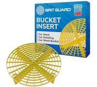 Grit Guard The Original Yellow Bucket Insert - 10" Diameter Car Wash Bucket for Car Washing, Detailing Compatible with 3.5, 4, 5 and 6 Gallon Buckets