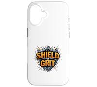 Grit Mindset Strength Motivation Warrior Graphic Case for iPhone 16