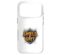 Grit Mindset Strength Motivation Warrior Graphic Case for iPhone 17 Pro