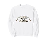 Grit Over Glory Western Motto Sweatshirt