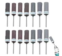 Grit Sanding Drums for Rotary Tool, 14pcs Rotary Tool Bits Sander Set Bands Mandrels 400/600/800/1000/1200/1500/2000 Grits Sanding Bits Kit for Wood Plastic Metal Grinding Polishing