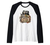 Grit Stage Ready Rock Tumbling Raglan Baseball Tee